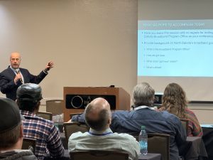 Keynote by Brian D. Newby, Broadband Program Director of NDIT Image